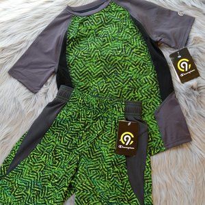 NEW.C9 CHAMPION.BOY'S JERSEY & SHORT(XS)